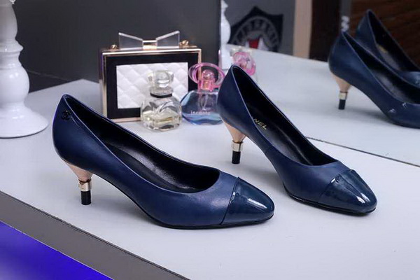 CHANEL Shallow mouth kitten heel Shoes Women--003